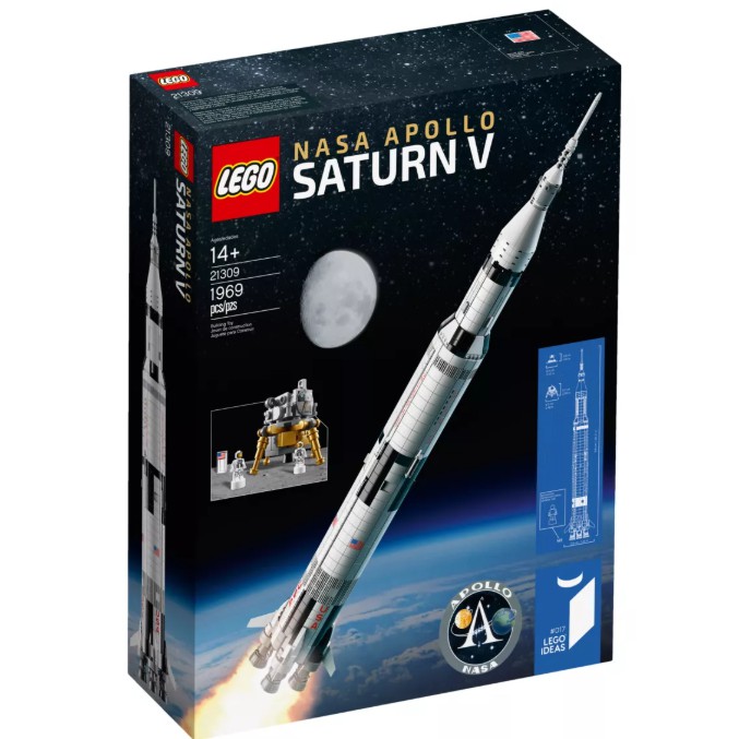 【紅磚屋】樂高 LEGO 21309 NASA Apollo Saturn V  阿波羅計劃 農神5號火箭 《現貨》