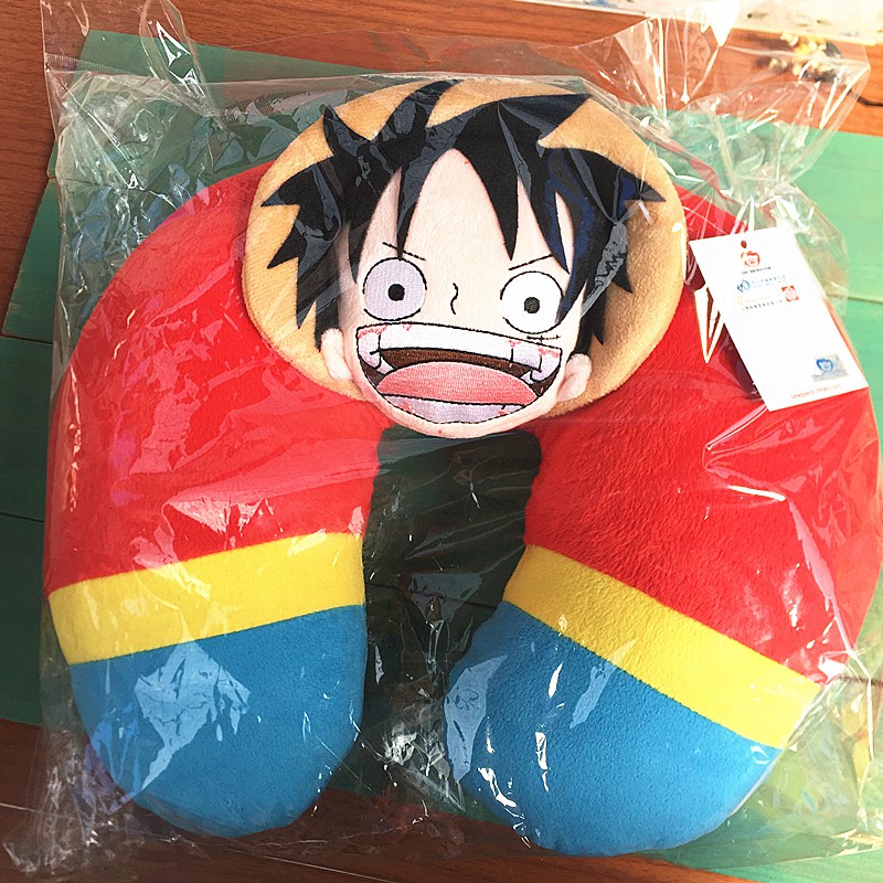 動漫展商品 One Piece 海賊王 魯夫U型枕頸枕