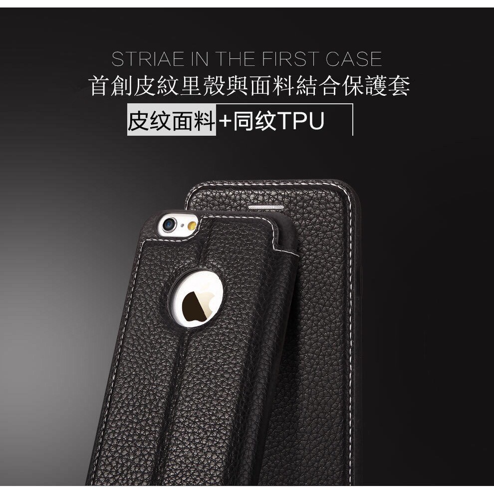 💥超薄💥 iphone 6/6S（4.7吋）磁吸皮紋側翻手機皮套/tpu全包邊『带插卡 / 可當支架』