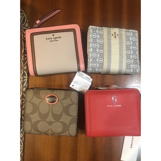 coach Mj Kate spade Tb 老花 logo 雙J 短夾