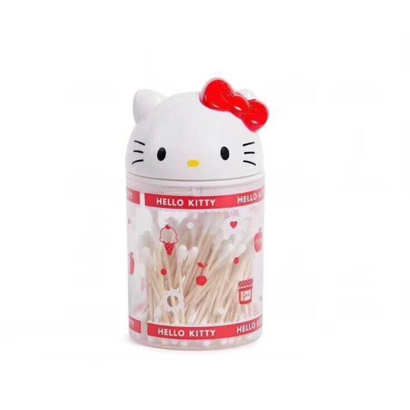 ❤️晶晶的衣櫃❤️ 日本🇯🇵原單kitty 卡通棉花棒桶（現貨出清）