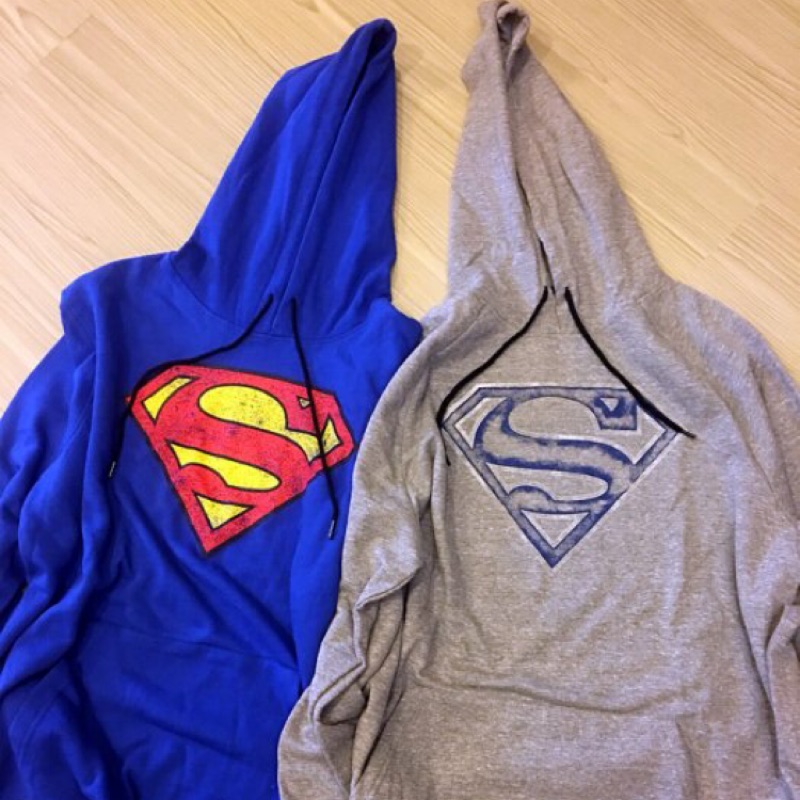 KOHL’S 正義聯盟 超人 SUPERMAN 正品帽T 灰底/藍底兩款配色