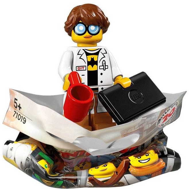 LEGO 樂高 71019 #18 18 18號 炫風忍者電影系列 科技部員 科學家 GPL Tech 人偶包