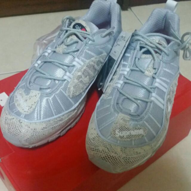 全新NIKE AIR MAX98 x SUPREME蛇紋