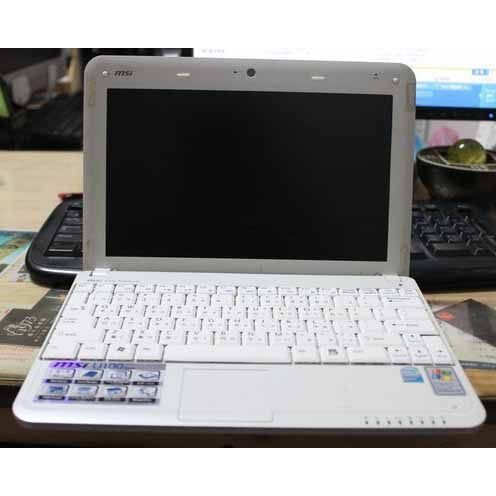 『二手品免運』NO.277 U100 微星 10吋 Notebook 小筆電 筆記型電腦 不含電池 原廠原裝