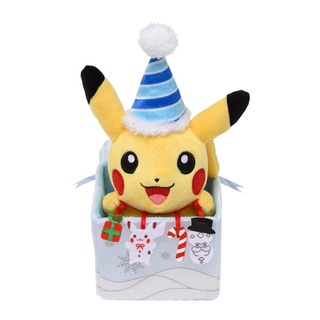 【豬寶樂園】寶可夢中心 Pokémon Center 海洋聖誕節系列皮卡丘絨毛娃娃 布偶 神奇寶貝 聖誕節 日貨 禮物