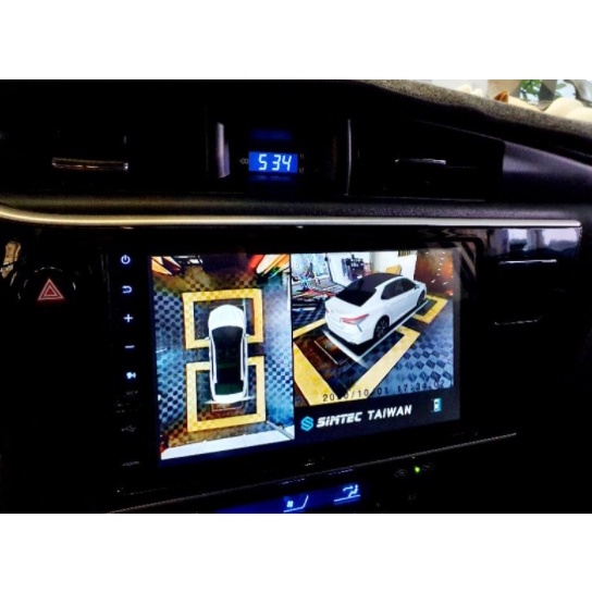 台中到府安裝【豐田】altis 11.5代  360度環景影像行車輔助系統 3D行車輔助