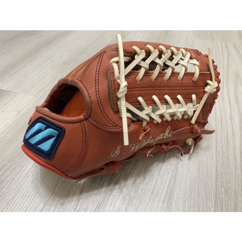 日製 日本製硬式美津濃大M奧運藍標Mizuno Buw League信義作鋼印外野手套 絕版商品 預購從速！