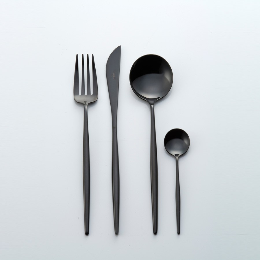 【Cutipol】MOON 餐具-黑 共4款 葡萄牙製《WUZ屋子-台北》Cutipol 湯匙 餐匙 餐具 餐刀 咖啡匙