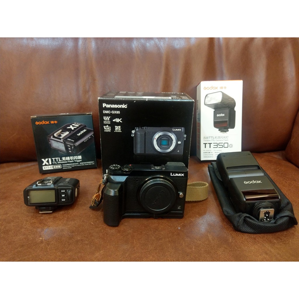 Panasonic GX85  九成新 黑色 m43微單眼相機 平價輕巧4K高畫質影像，具備五軸防震