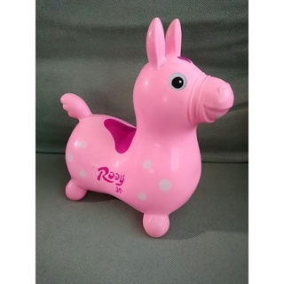 義大利 Rody 彈力跳跳馬 玩具 粉色 小的 適合擺飾
