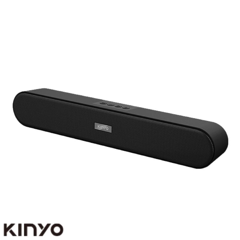 【KINYO】藍牙音箱-黑色 (BTS-730)~雙喇叭 立體環繞音效 藍牙 USB/TF卡插槽 通話清晰♥輕頑味
