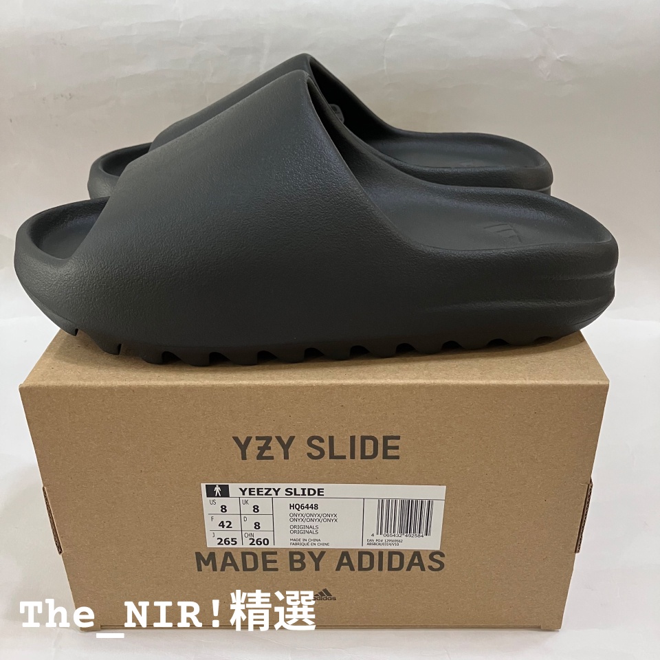 [The NIR精選]Adidas Yeezy Slide 拖鞋 黑魂 ONYX HQ6448 – Adidas