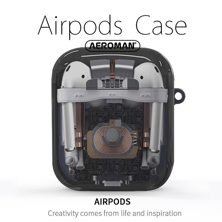 airpods 內部 拆解 pro 太空人 拆解圖 科技 保護套 宇宙人 耳機 耳塞 記憶 防滑 耳套 apple 適用