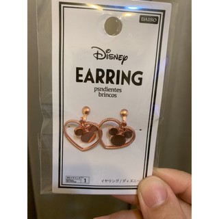 日本🇯🇵大創DAISO迪士尼Disney 米奇 米妮 夾式耳環