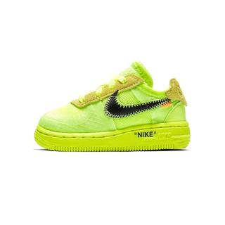 off white nike neon green