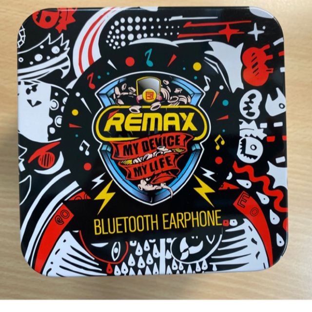 Remax rb-t21 單耳藍芽耳機附精美鐵盒