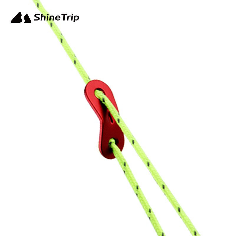 【五號營地】ShineTrip山趣 雙眼風繩扣 營繩調節片 2孔快速營繩扣 帳篷調節扣 鋁合金調節片 雙眼扣 營繩扣