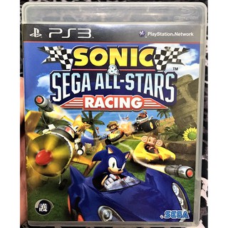 歡樂本舖 PS3 音速小子 SEGA 超級巨星大賽車 Sonic Sega 亞英版