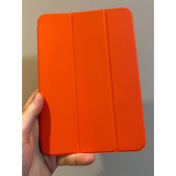 二手聰穎雙面夾，適用於 iPad mini (第 6 代) 電光橙色 保護殼