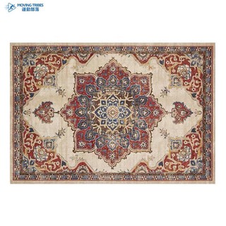 北歐摩洛哥復古地毯臥室客廳沙發茶幾墊波西米亞民族風家用床邊毯【尺寸客製】