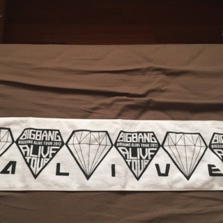 BIGBANG ALIVE GALAXY TOUR2012演唱會官方周邊毛巾