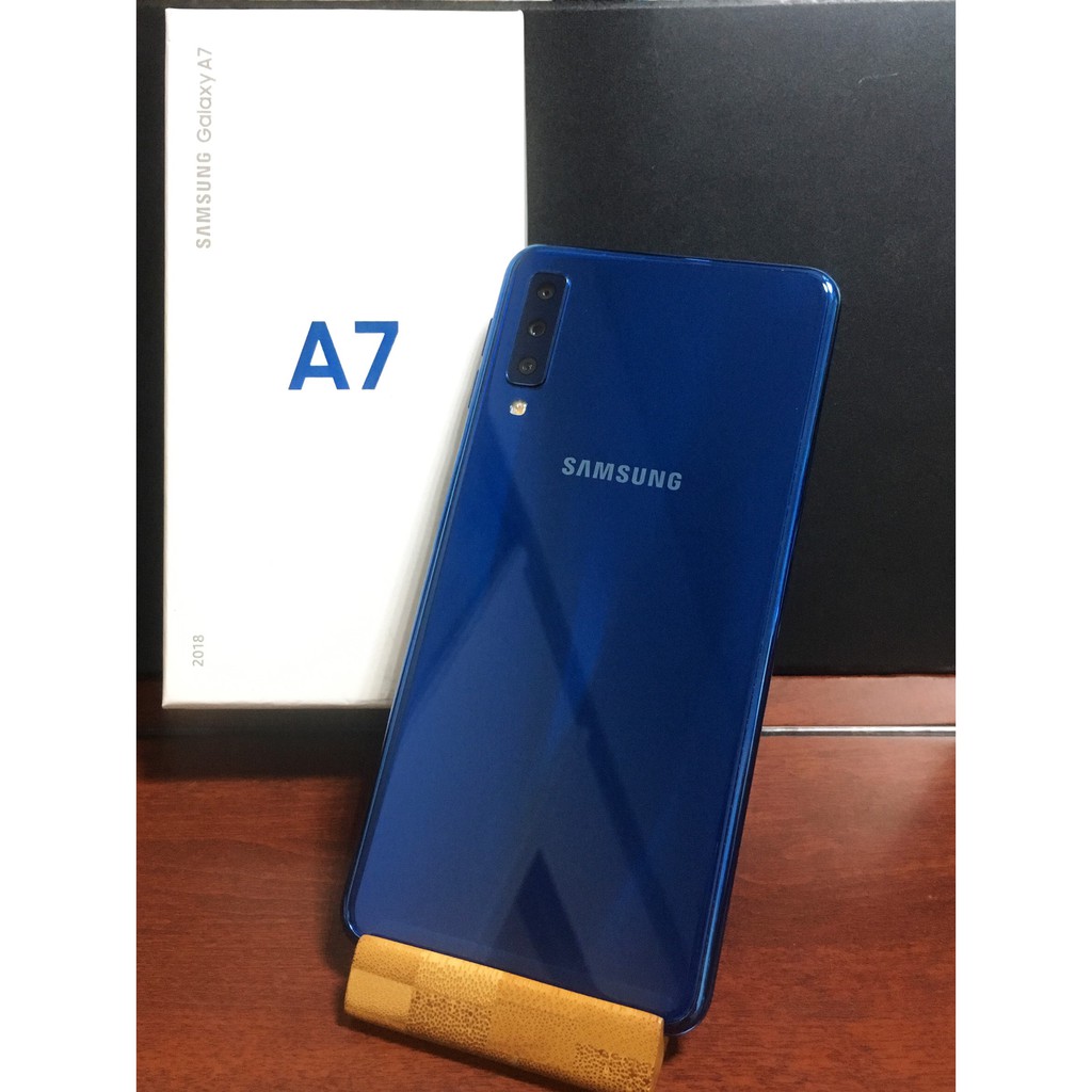 【有隻手機】 優質二手機 三星首款後置三鏡頭手機 SAMSUNG Galaxy A7 4G/128G (42215) 藍