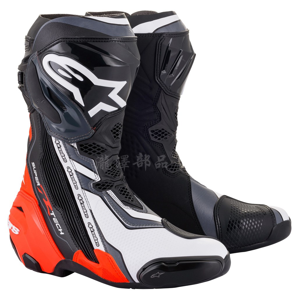 瀧澤部品 義大利 ALPINESTARS A星 SUPERTECH R 黑紅白 車靴 防摔防護 頂級 賽車靴 透氣舒適