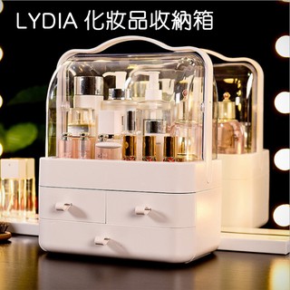 化妝品收納箱 超大容量 網紅款收納箱 防塵收納箱 防潮收納箱 臺灣現貨