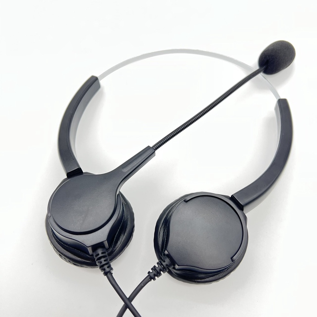 【上晉電信】uniphone 聯盟LINEMEX UNK-24TDHFE 雙耳耳機麥克風 RJ9水晶頭 電話耳麥
