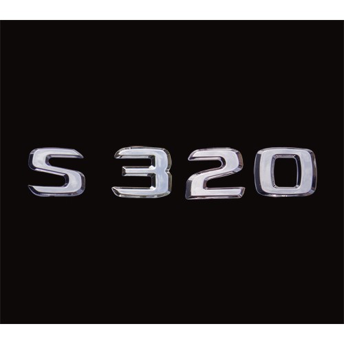 圓夢工廠 賓士 W221 V221 2006~2013 S320 後車箱 鍍鉻銀 改裝字貼字標 同原廠款式
