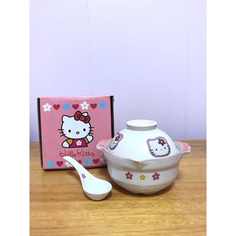 恰恰～sanrio kitty花花迷你砂鍋-1997年