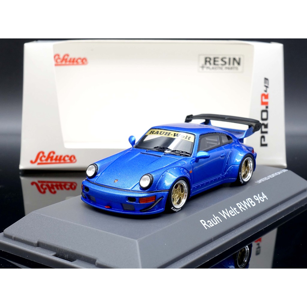 【M.A.S.H】[現貨特價] Schuco 1/43 Porsche 911 (964) RWB blue