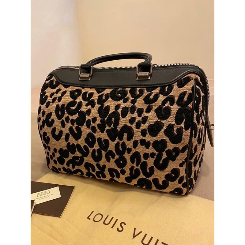 Louis Vuitton SPEEDY30 LV豹紋波士頓包