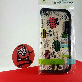 現貨-可刷卡 日本skater 迪士尼 米奇 外出餐具袋 餐具收納包 餐具收納袋 BCUC1