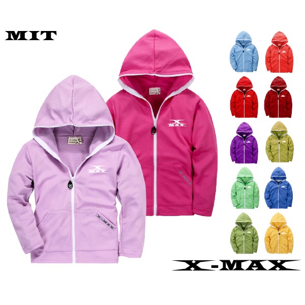 特價299-X-MAX-MIT-外套帽-冰感防曬外套-兒童款~男女童~玉石纖維~運動~透氣