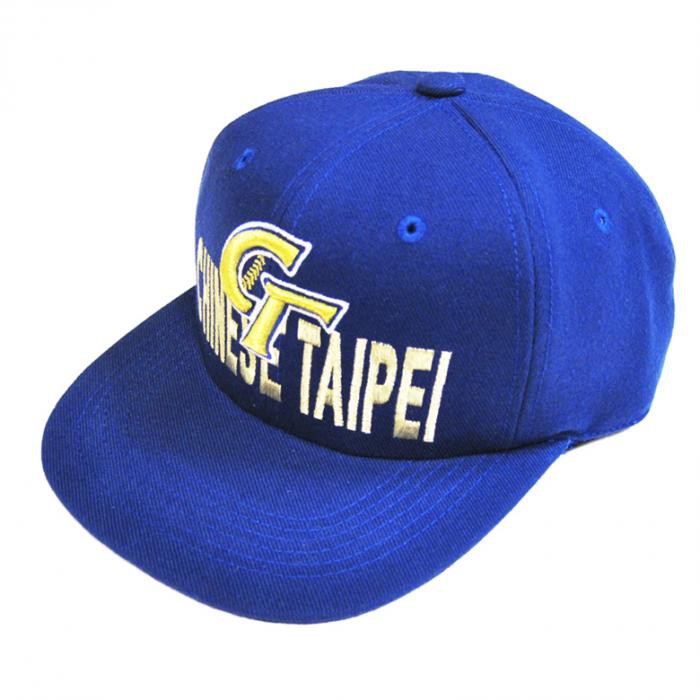 CT-CAP-302/03 * BRETT 中華台北紀念款運動帽/寶藍 (嘻哈帽 棒球帽CT) #CAP302 XS-S