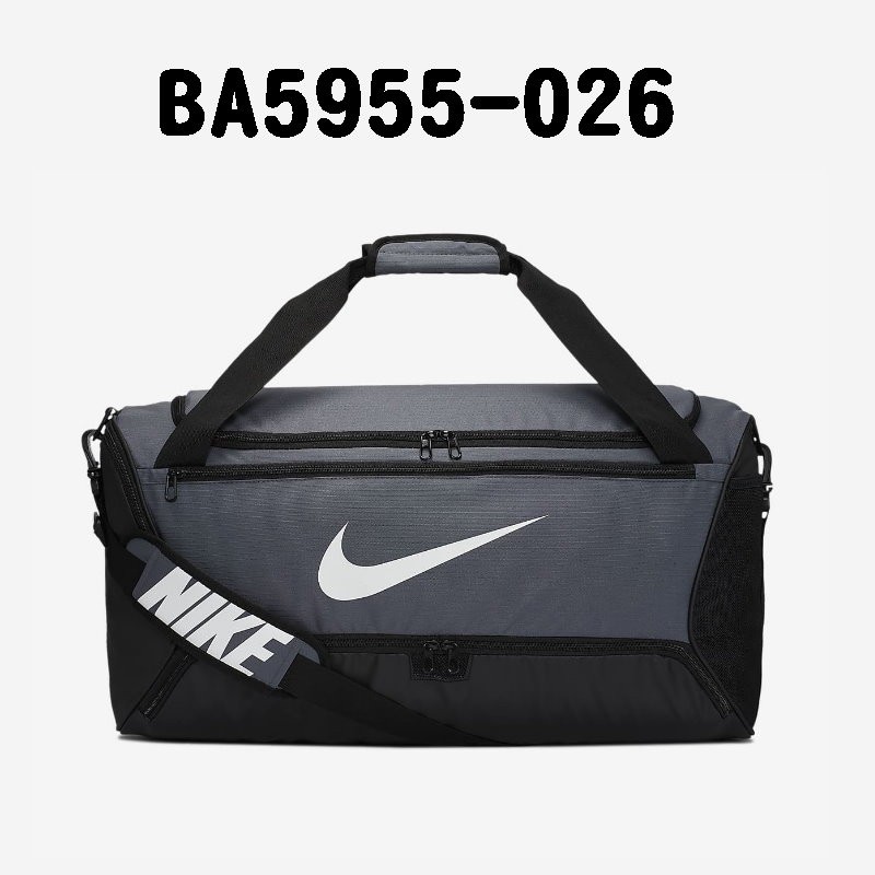 nike brasilia 6 small duffel bag black