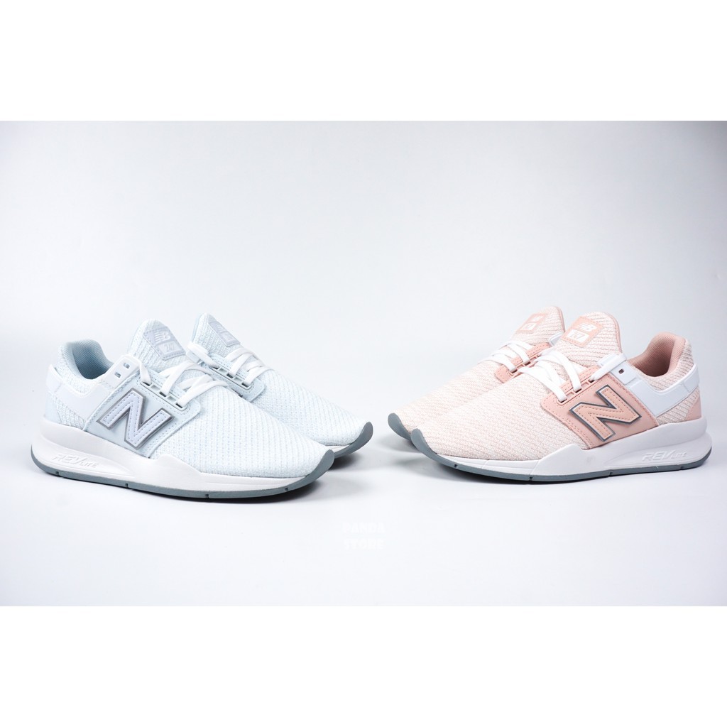 X】胖達）NEW BALANCE 247 復古編織慢跑鞋WS247TI 粉紅WS247TH 粉藍女鞋| 蝦皮購物