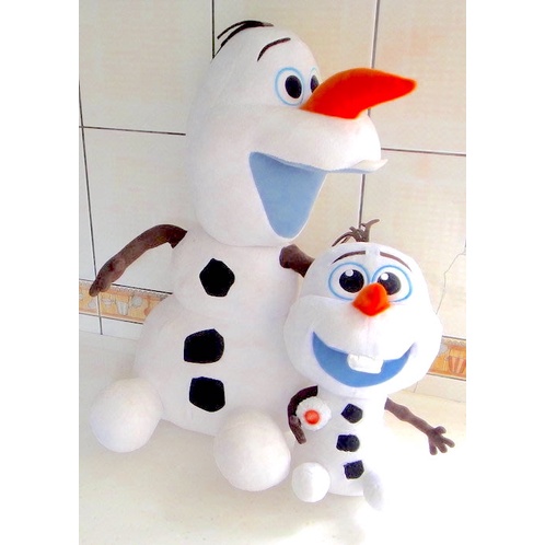 迪士尼 Disney 冰雪奇緣 雪寶 大型布偶玩具 娃娃 1大1小 玩偶 公仔