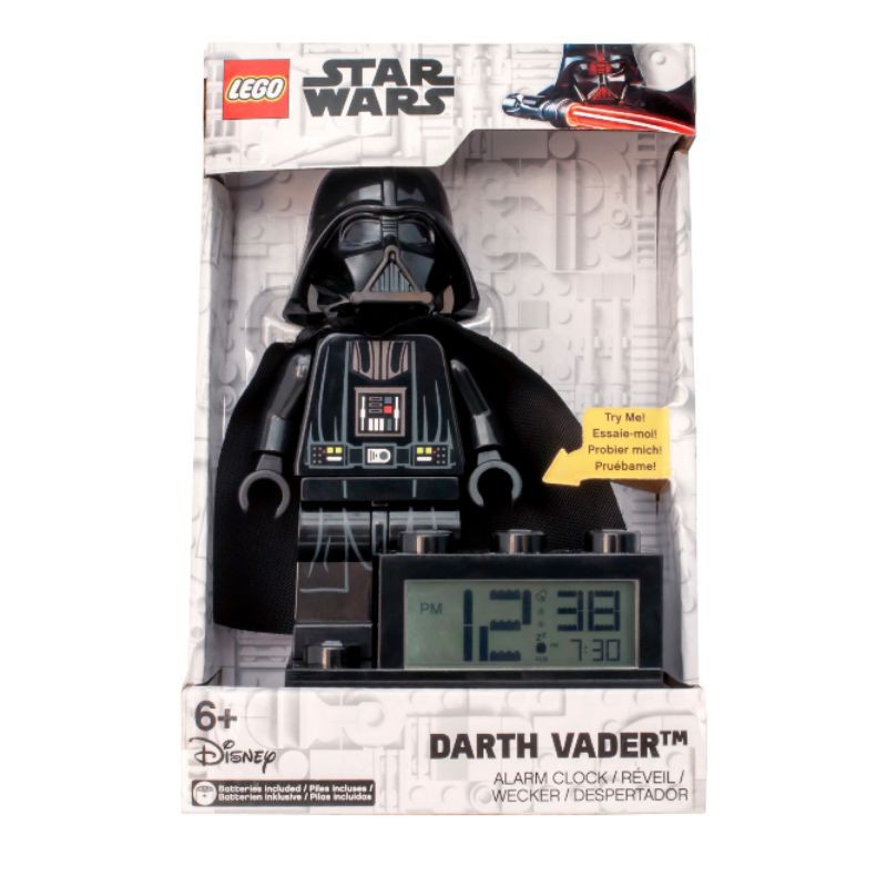 (Queenbeezakka)LEGO 樂高 Star Wars 星際大戰 黑武士 時鐘 鬧鐘 造型時鐘 造型鬧鐘 公仔