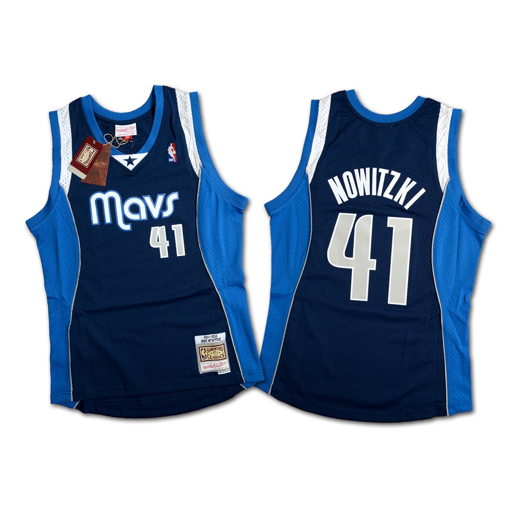 Mitchell &amp; Ness 達拉斯獨行俠隊 Dirk Nowitzki 11-12 復刻 Swingman 球衣