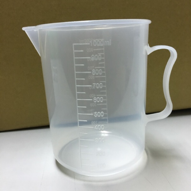 【愛玩皂】加厚1000ml塑膠量杯 烘焙用 手工皂用