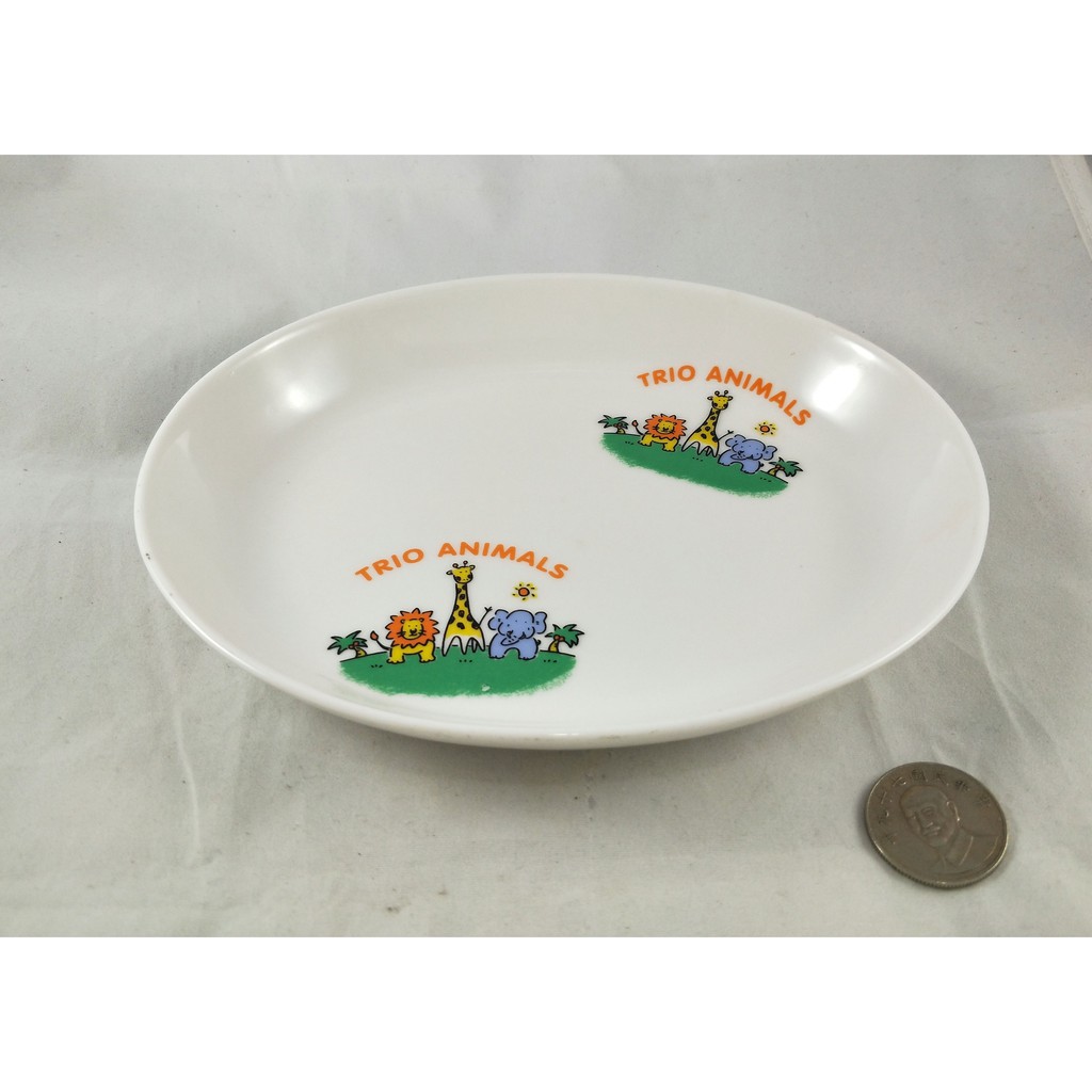 動物園 橢圓 盤 盤子 圓盤 菜盤 餐盤 水果盤 湯盤 餐具 廚具 日本製 陶瓷 瓷器 食器 可用於 微波爐 電鍋