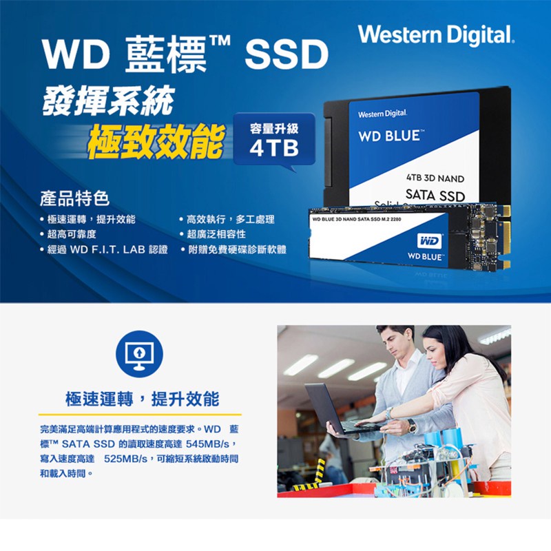 小甜甜優選現貨 WD SSD 500GB 2.5吋 固態硬碟 外接行動硬碟USB 3.0 SATA介面