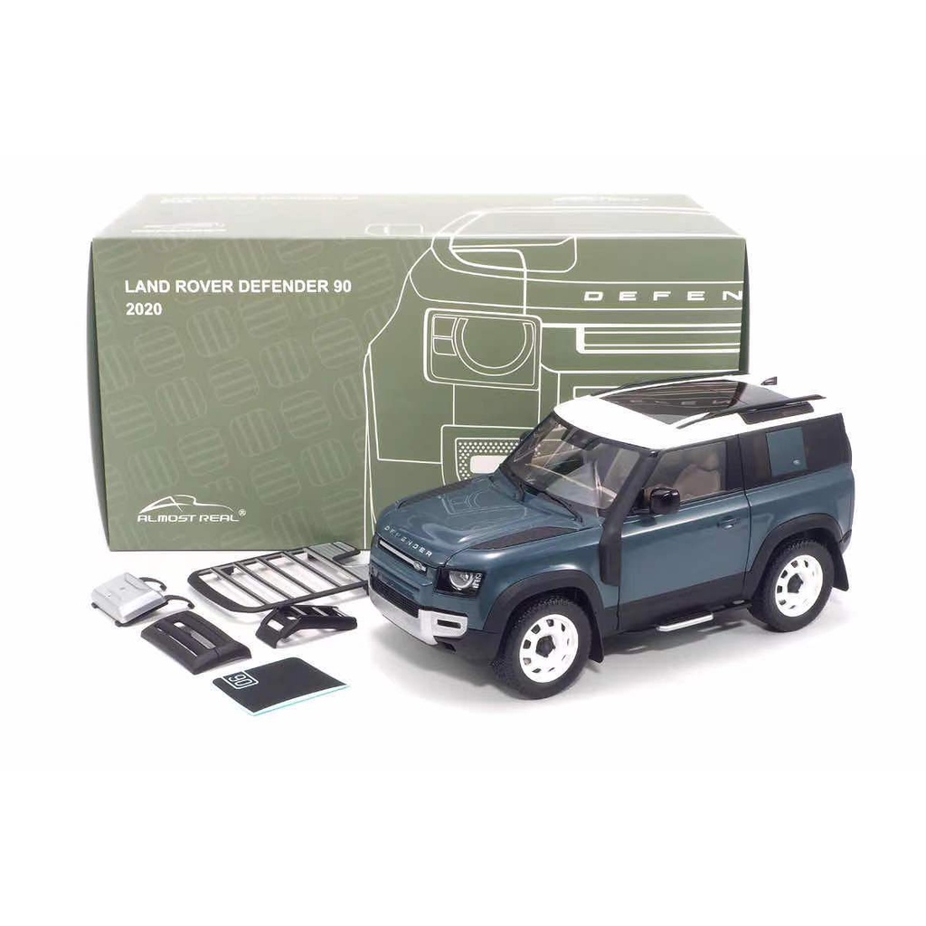 《預購》藍色Almost Real Land Rover Defender 110 1/18  1:18 路虎 衛士