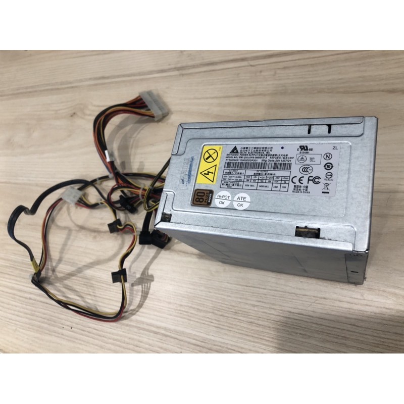 大廠 台達300W 電供 電源供應器 POWER 80+ 銅牌 i3/i5/i7/i9 AMD 顯卡 3060