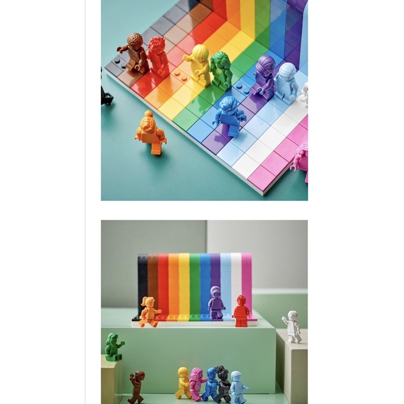 LEGO樂高40516素色人仔 11色人仔 兒童益智玩具積木年新款