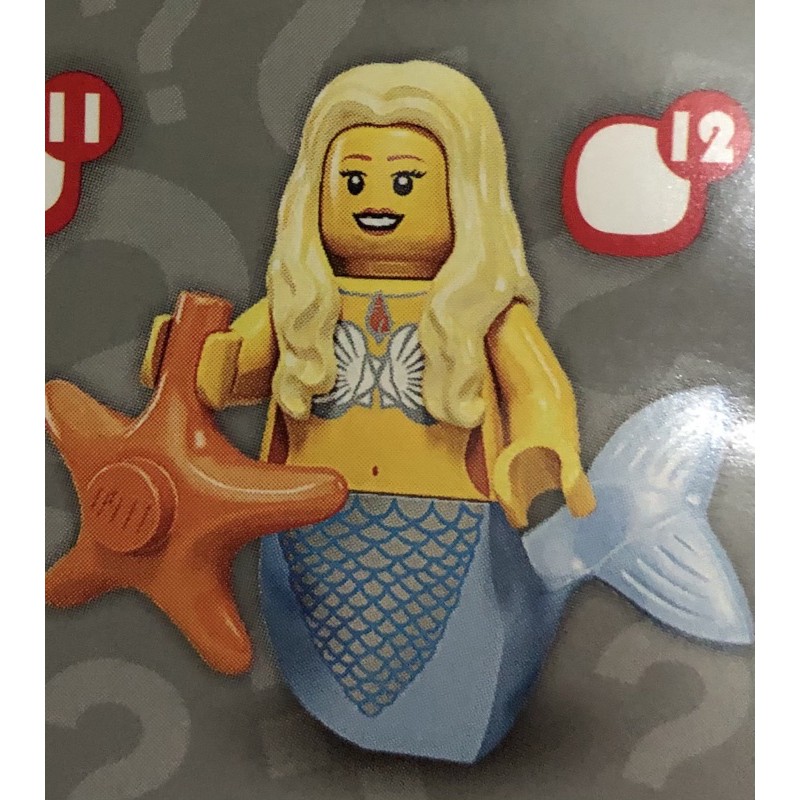 LEGO 人偶包9 71000 #12美人魚