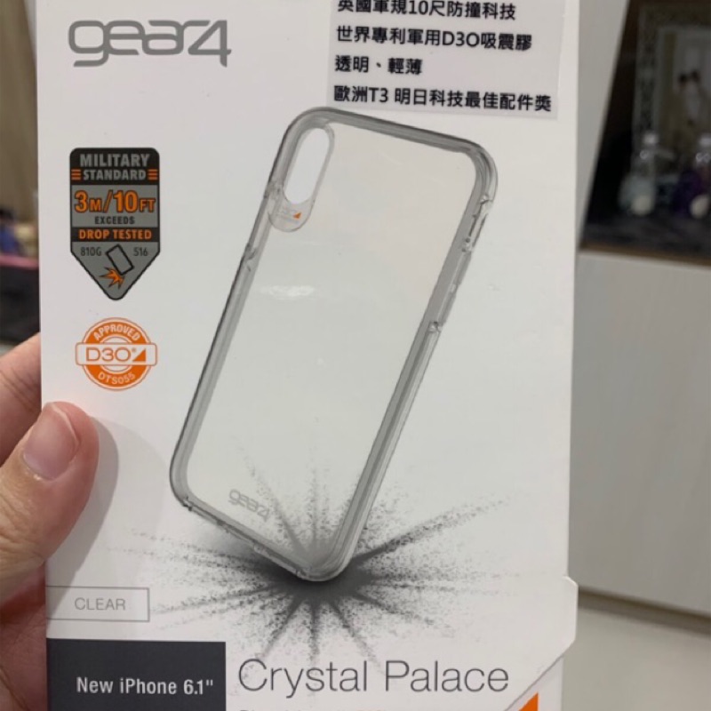 Iphone Xr 手機殼d3o Gear4 Crystal Palace 軍規防撞保護殼 九成九新 蝦皮購物